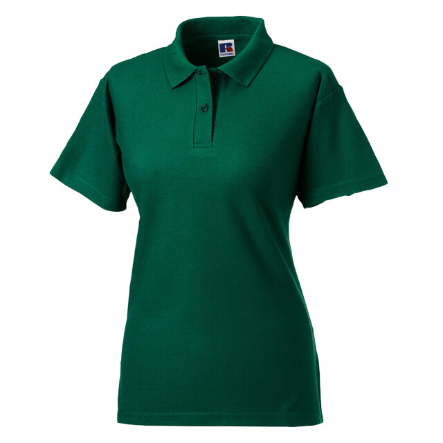 Jerzees Colours Dames 65/35 poloshirt met korte mouwen en harde kraagpijpen UTFK700_bottlegreen large