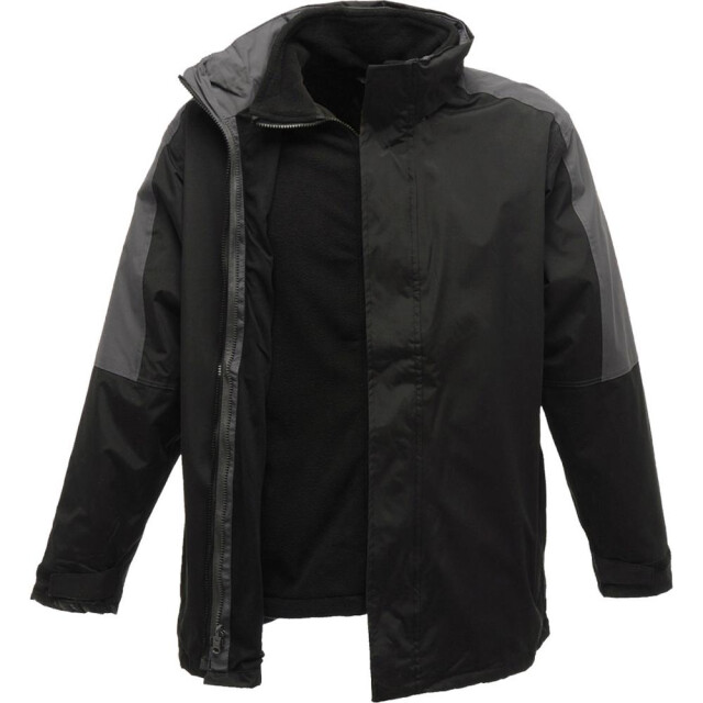 Regatta Verdediger iii 3-in-1 waterdicht winddicht jasje / prestatiejasje UTFK530_blacksealgrey large
