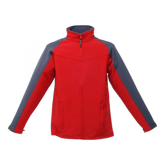 Regatta Professioneel heren uproar softshell windbestendig fleece-jack UTFK537_classicredsealgrey large