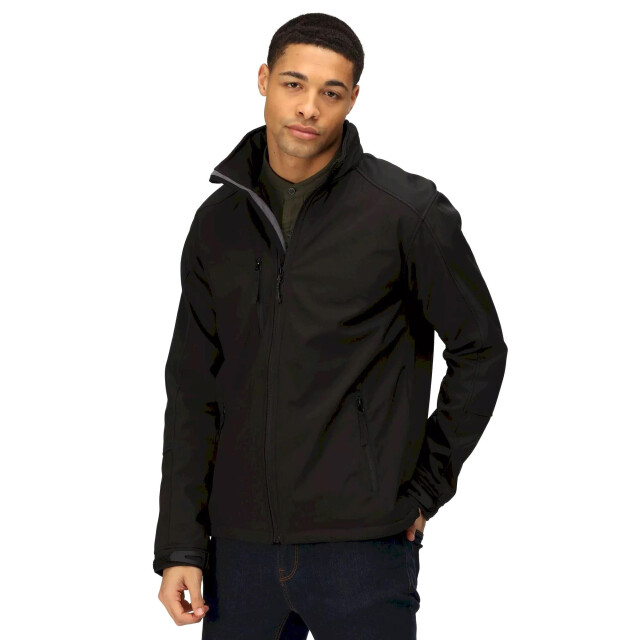Regatta Reid mens softshell windbestendig waterafstotend jasje UTFK541_black large
