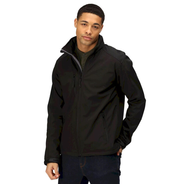 Regatta Heren hydroforce 3-laags membraan waterdichte ademende softshell-jassen UTFK539_blackblack large