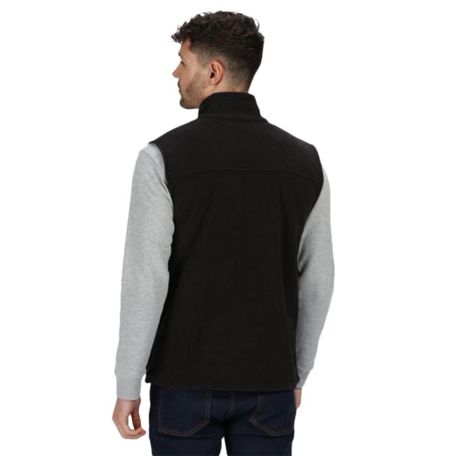 Regatta Haber ii full-zip bodywarmer fleece anti-pill jacket (250 gsm) UTFK542_black large