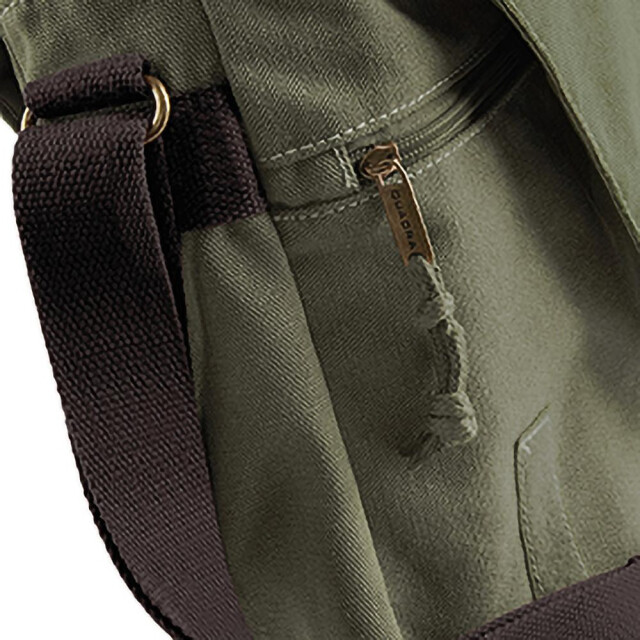 Quadra Vintage canvas zak voor verzending 14 liter UTFK494_vintagemilitarygreen large