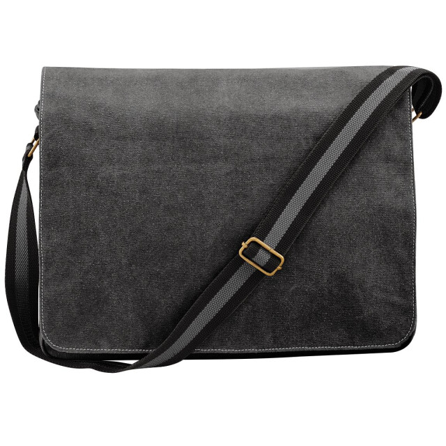 Quadra Vintage canvas zak voor verzending 14 liter UTFK494_vintageblack large