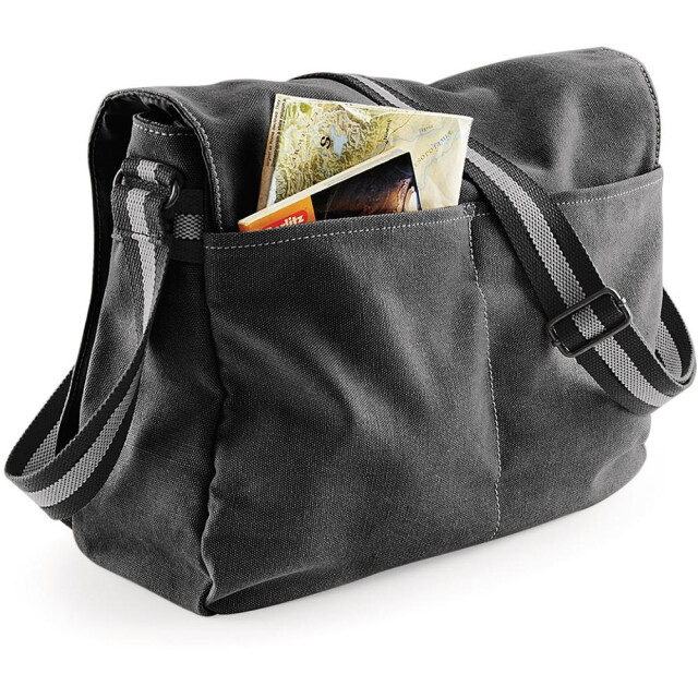 Quadra Vintage canvas zak voor verzending 14 liter UTFK494_vintageblack large
