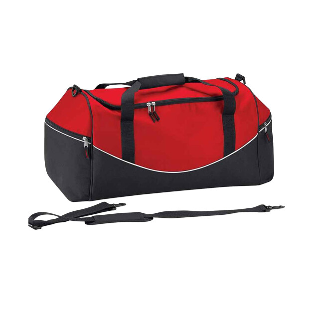 Quadra Teamkleding holdall duffelzak (55 liter) UTFK523_classicredblackwhite large