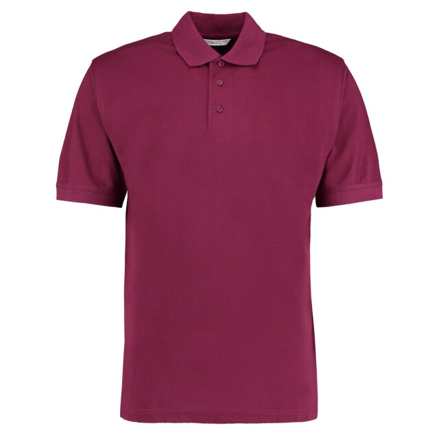 Kustom Kit Heren klassic superwash poloshirt met korte mouwen UTFK441_burgundy large