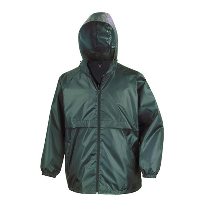 Result Heren core adult windcheater waterafstotend windproof jasje UTFK596_bottlegreen large