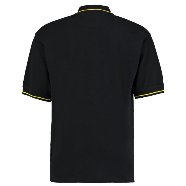 Kustom Kit Heren st. mellion heren poloshirt met korte mouwen UTFK449_blackyellow large