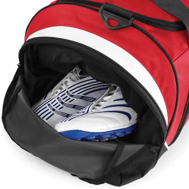 Quadra Pro team holdall / duffle bag (55 liter) UTFK519_classicredblackwhite large