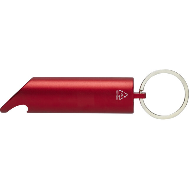 Generic Surplus Flare gerecycled aluminium zaklamp sleutelhanger UTPF4260_red large