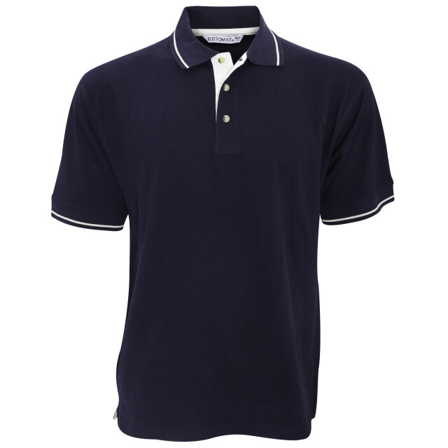 Kustom Kit Heren st. mellion heren poloshirt met korte mouwen UTFK449_navywhite large