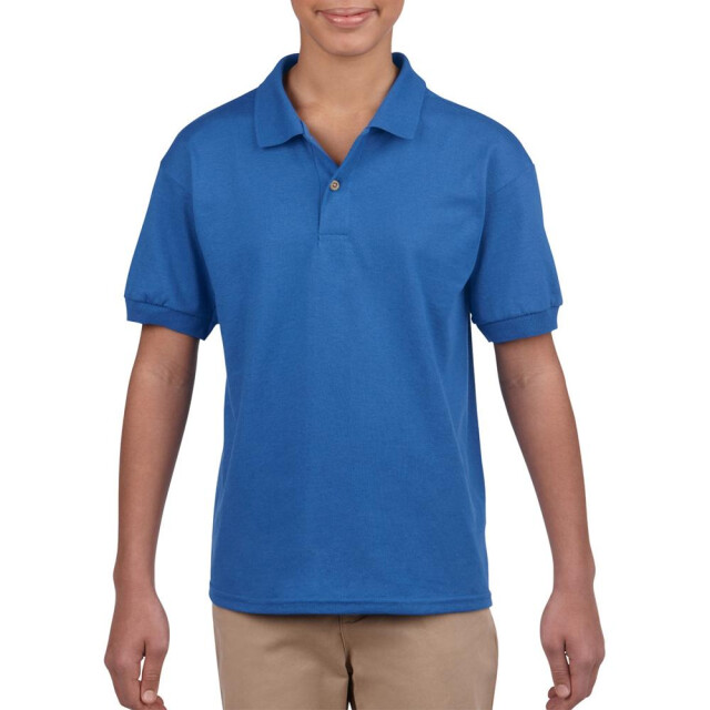 Gildan Dryblend childrens unisex jersey polo shirt UTFK402_royal large