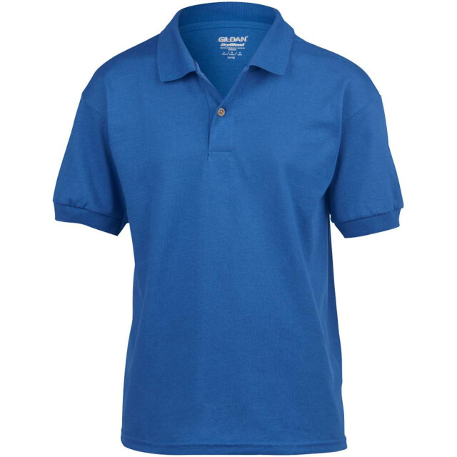Gildan Dryblend childrens unisex jersey polo shirt UTFK402_royal large