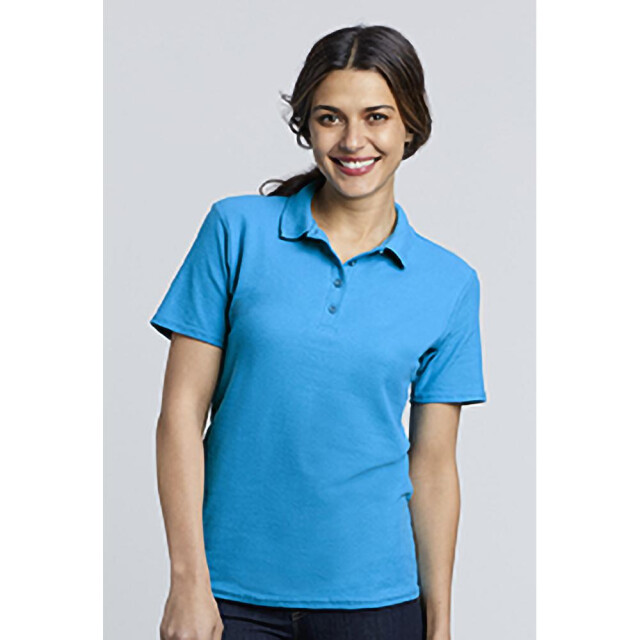 Gildan Softstyle dames korte mouwen dubbel pique-pique poloshirt UTFK397_sapphire large