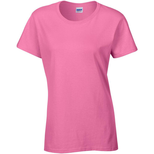 Gildan Dames zware katoenen missy fit korte mouwen t-shirt UTFK393_azalea large