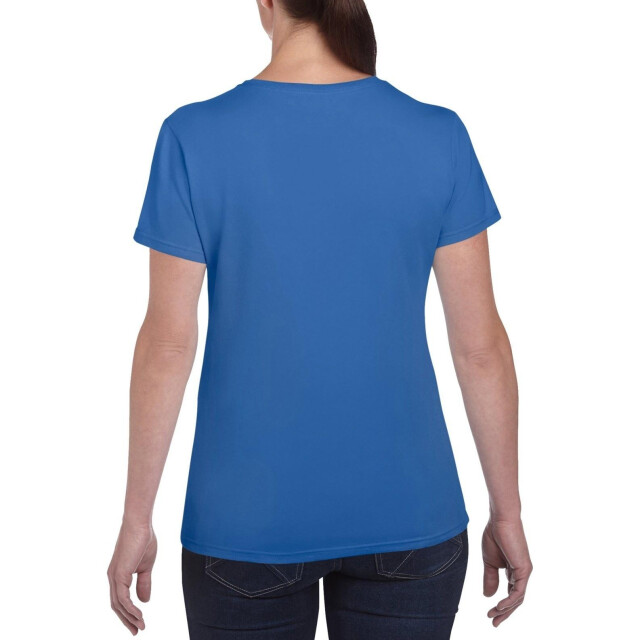 Gildan Dames zware katoenen missy fit korte mouwen t-shirt UTFK393_royal large