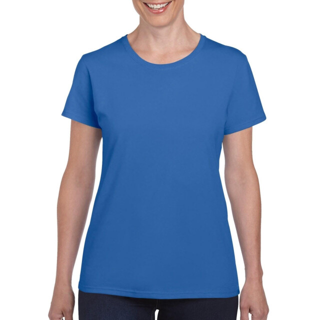 Gildan Dames zware katoenen missy fit korte mouwen t-shirt UTFK393_royal large