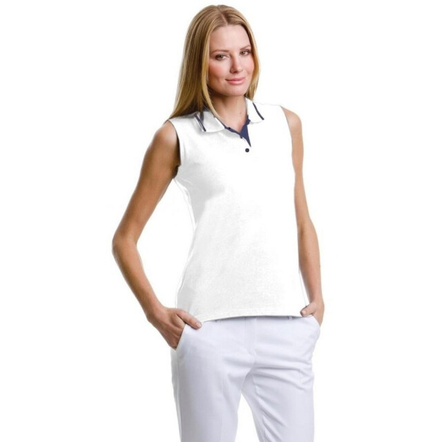 Gamegear Kustom kit ® dames proactive mouwloos poloshirt UTFK374_whitenavy large