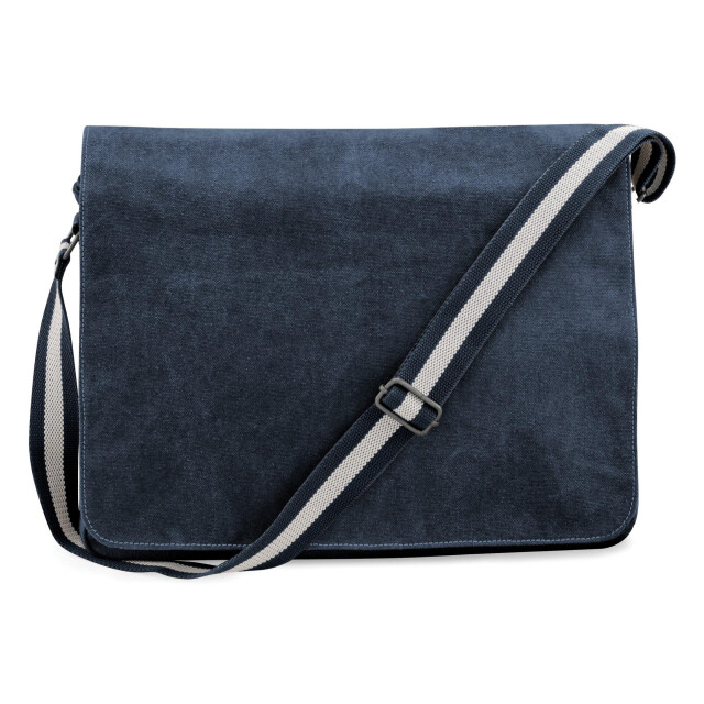 Quadra Vintage canvas zak voor verzending 14 liter UTFK494_vintageoxfordnavy large