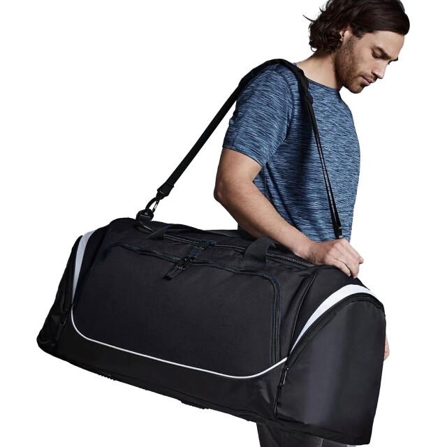 Quadra Pro team jumbo kit zak / holdall (115 liter) UTFK522_blacklightgrey large