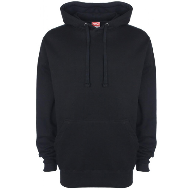 FDM Unisex plain original hooded sweatshirt / hoodie (300 gsm) UTFK367_black large