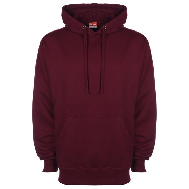 FDM Unisex plain original hooded sweatshirt / hoodie (300 gsm) UTFK367_burgundy large