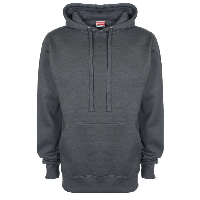 FDM Unisex plain original hooded sweatshirt / hoodie (300 gsm) UTFK367_charcoal large