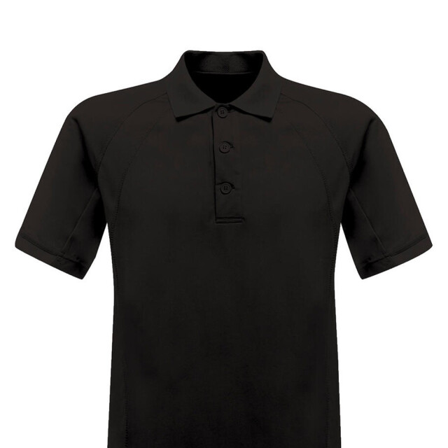 Regatta Heren coolweave vochtafvoerend poloshirt UTFK3301_black large