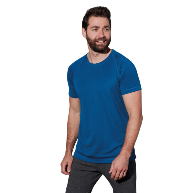 Stedman Stars Heren actief 140 t-shirt UTFK3303_kingblue large
