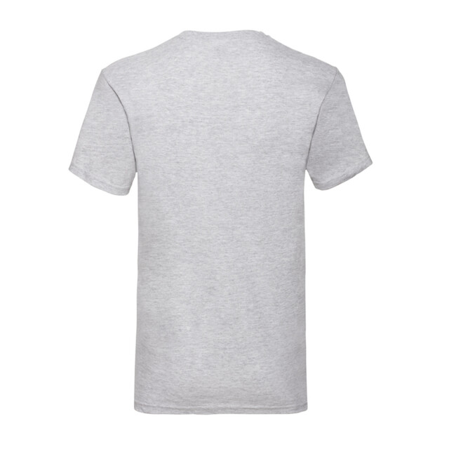Fruit of the Loom Heren valueweight v neck t-shirt UTFK3312_heathergrey large