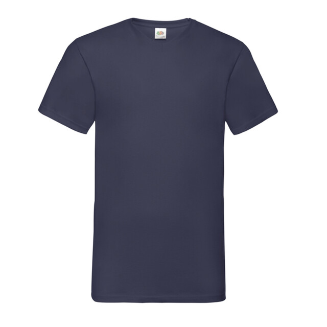 Fruit of the Loom Heren valueweight v neck t-shirt UTFK3313_deepnavy large