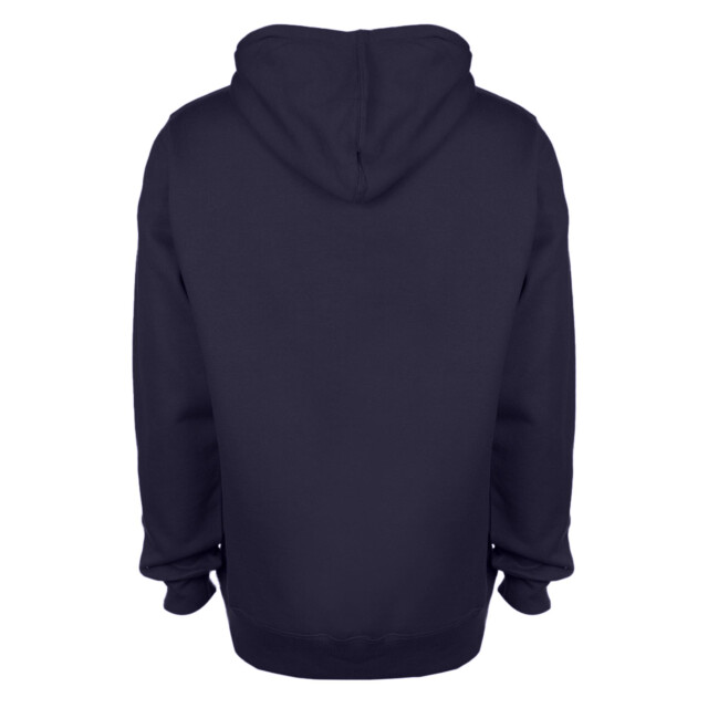 FDM Unisex contrasterende hooded sweatshirt / hoodie (300 gsm) UTFK368_navyheathergrey large