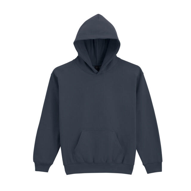Gildan Kinder/kids softstyle heather fleece midweight hoodie UTFK3330_darkheather large