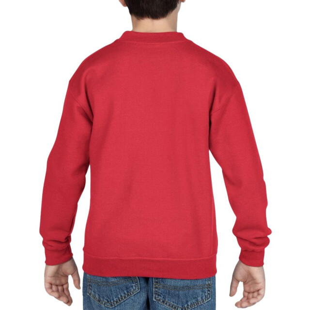Gildan Childrens unisex heavy blend sweatshirt crewneck UTFK387_red large