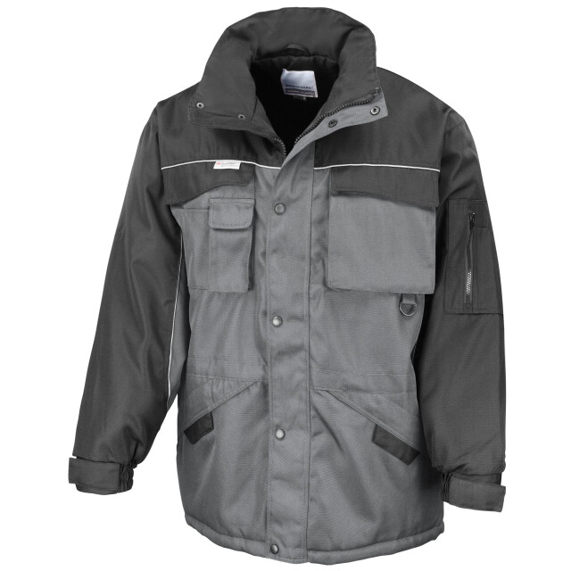 Result Heren jas voor zwaar gebruik UTFK3292_greyblack large