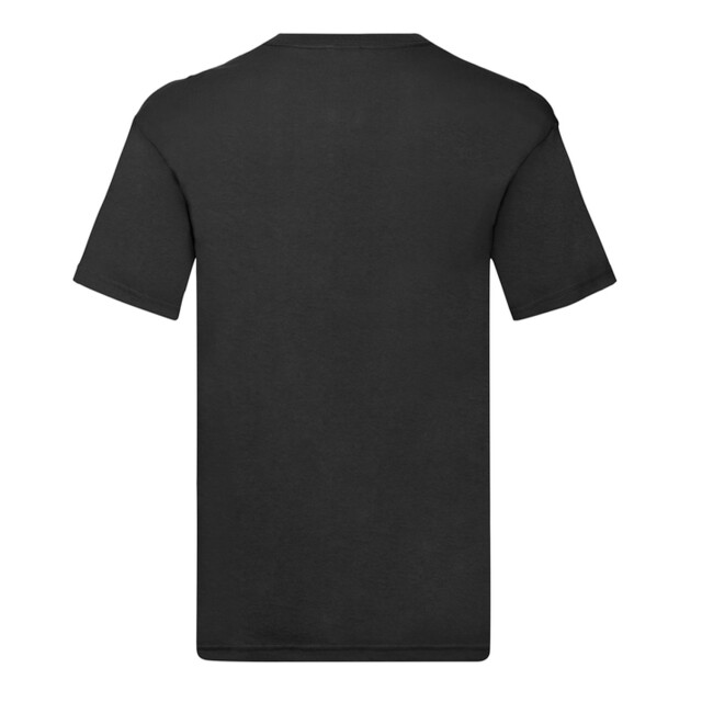Fruit of the Loom Heren origineel v hals t-shirt UTFK3307_black large