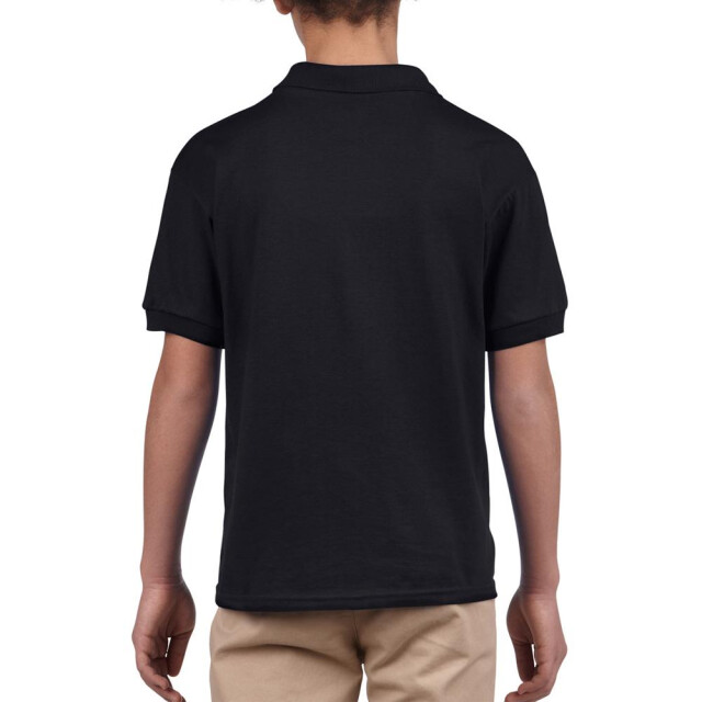 Gildan Dryblend childrens unisex jersey polo shirt UTFK402_black large