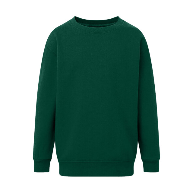 SG Sweatshirt met ronde hals voor kinderen/kinderen UTFK3289_bottlegreen large