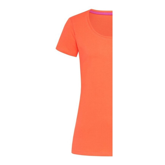 Stedman Stars Dames claire ronde hals t-shirt UTFK3264_salmon large