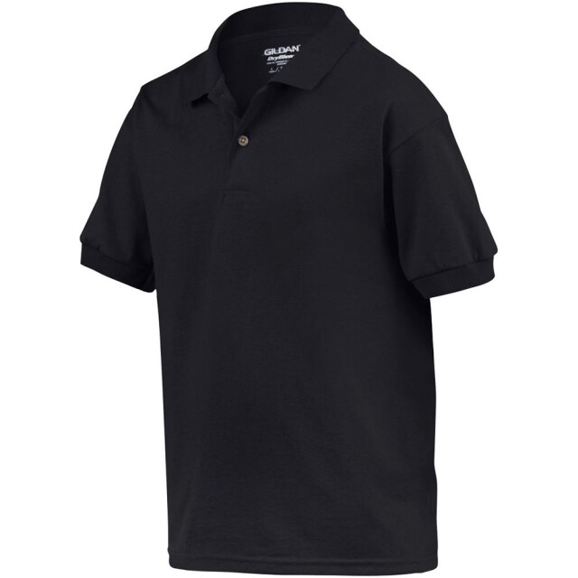 Gildan Dryblend childrens unisex jersey polo shirt UTFK402_black large