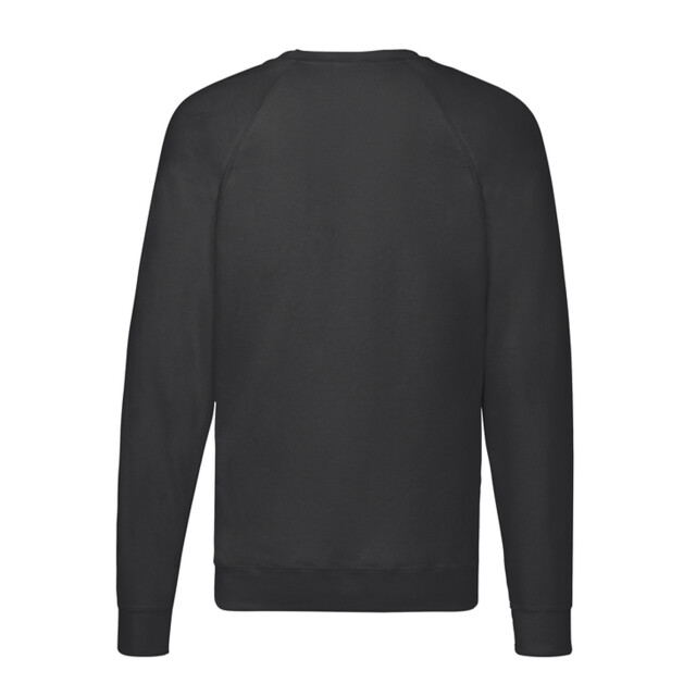 Fruit of the Loom Heren lichtgewicht raglan trui UTFK3269_black large