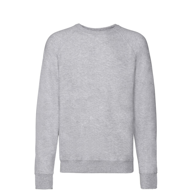 Fruit of the Loom Heren lichtgewicht raglan trui UTFK3269_heathergrey large