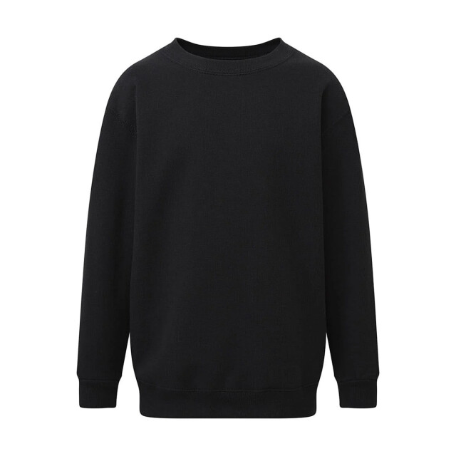 SG Sweatshirt met ronde hals voor kinderen/kinderen UTFK3289_darkblack large