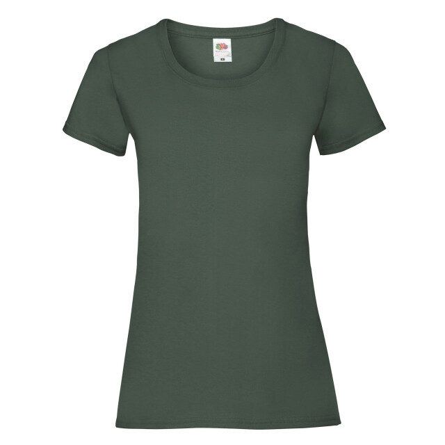 Fruit of the Loom Dames valueweight heather t-shirt UTFK3283_bottlegreen large