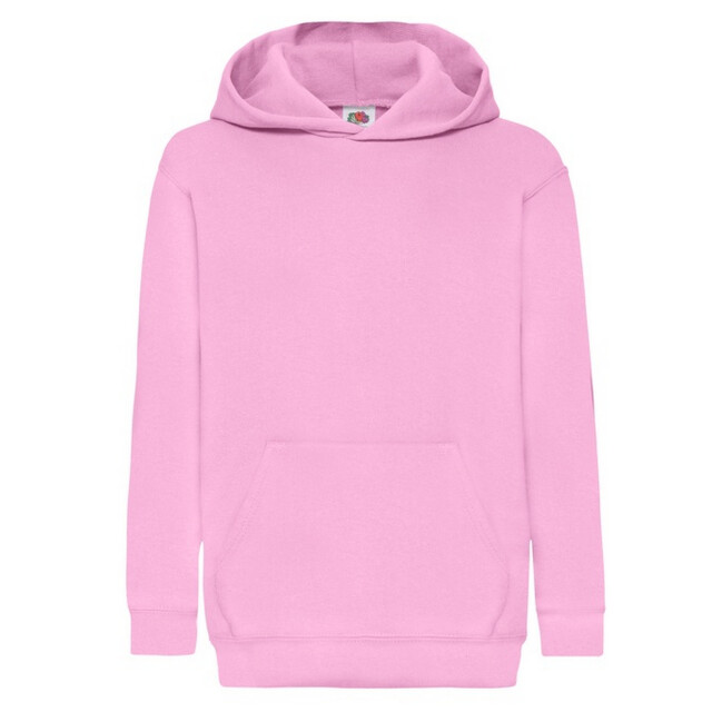 Fruit of the Loom Kinder/kids klassieke hoodie UTFK3255_lightpink large