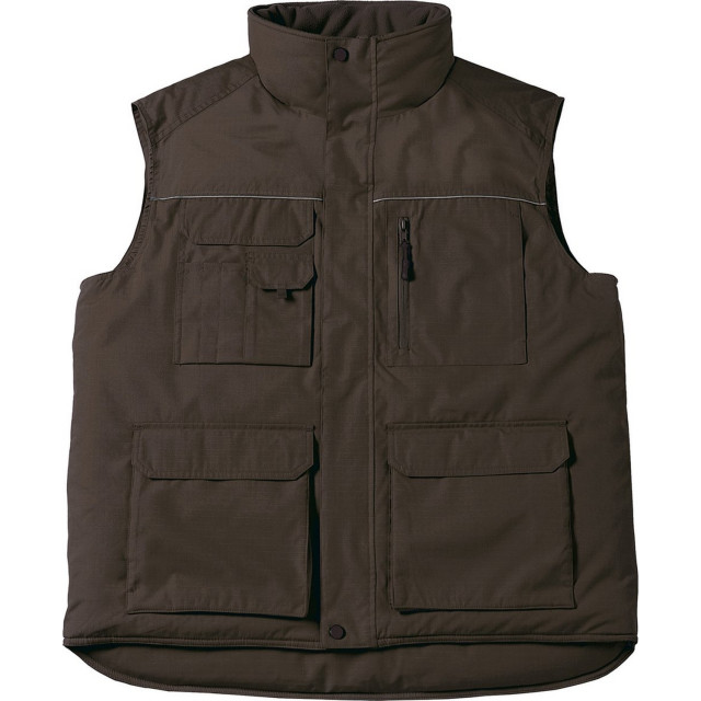 B and C Heren expert pro work body warmer UTFK3258_brown large