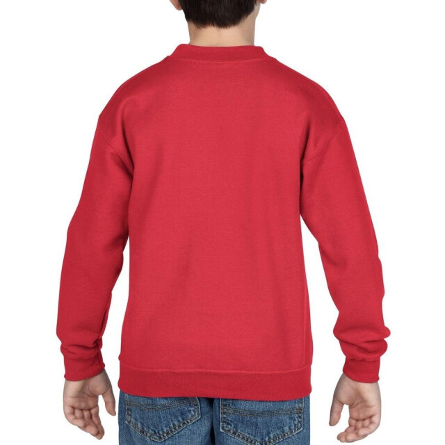 Gildan Childrens unisex heavy blend sweatshirt crewneck UTFK387_red large