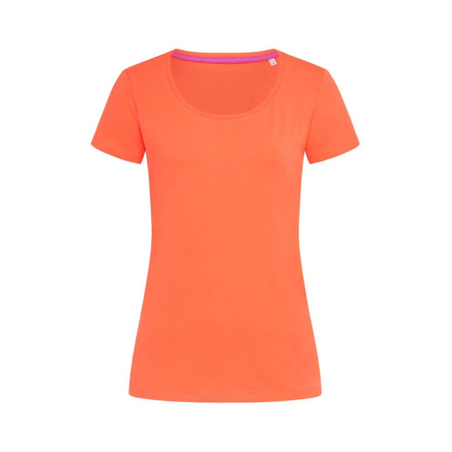 Stedman Stars Dames claire ronde hals t-shirt UTFK3264_salmon large