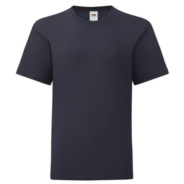 Fruit of the Loom Effen kinder/kids iconic 150 t-shirt UTFK3251_deepnavy large